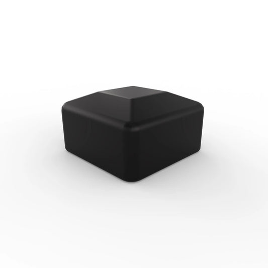 Swemount Plastlock utvändig 50x50 svart